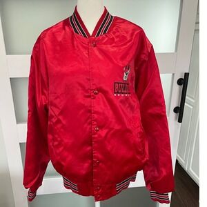 Furst of a‎ Kind Georgia Bulldogs Varsity Satin Bomber Jacket Red Large UGA